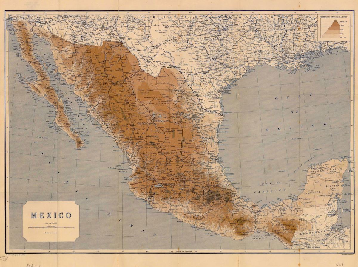 Mapa histórico de México
