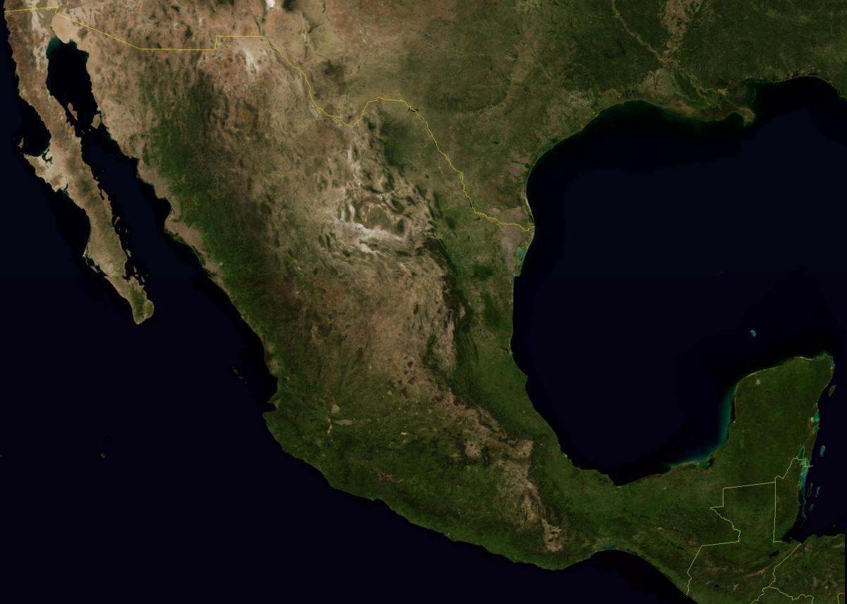Mapa del cielo de México